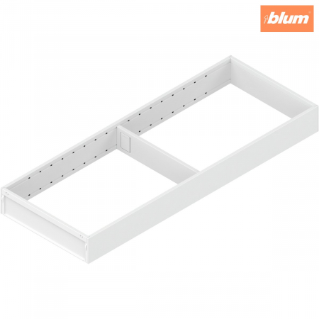 Accesorii pentru compartimentare sertare - AMBIA-LINE Ramă, pentru LEGRABOX/MERIVOBOX Sertar, Oţel, NL=550 mm, Lăţime=200 mm, finisaj alb-mătase mat ZC7S550RS2