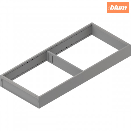 Ambia-Line - Blum - AMBIA-LINE Ramă, pentru MERIVOBOX Sertar, Oţel, NL=500 mm, Lăţime=200 mm, finisaj gri indiu mat ZC7S500RS2