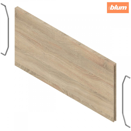 Ambia-Line - Blum - AMBIA-LINE Separator transversal, pentru LEGRABOX/MERIVOBOX Extragere cu front înalt (ZC7F400RHP), Design de lemn, finisaj Stejar Bard. gri ST10 ZC7Q0P0FH