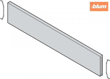 AMBIA-LINE Separator transversal, pentru LEGRABOX/MERIVOBOX Sertar (ZC7SXXXRH2), Design de lemn, finisaj Stejar Nebr. gri ST10 ZC7Q020SH [1]