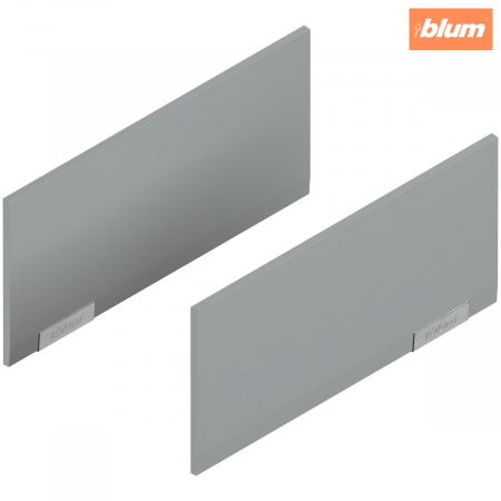 Aventos - AVENTOS HKi, Capac de acoperire pentru mecanismul de ridicare, neted, dreapta+stânga, finisaj gri-deschis/inox-g. 24K8000