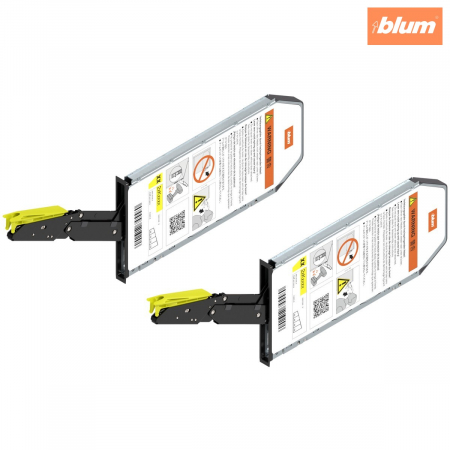 Aventos - AVENTOS HKi, Mecanism de ridicare (set), LF=420-1610 (la 2 buc.), pentru TIP-ON, finisaj negru onix 24K2300T
