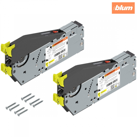 Aventos - AVENTOS HS top Sistem de ridicare pentru uşă basculantă, Mecanism de ridicare (set), KH=650-800 mm, prin înşurubare, pentru Potrivit pentru SERVO-DRIVE, finisaj zincat 22S2800