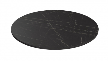Mobilier - Blat pentru masa Ø 1000 mm, Pietra Grigia negru F206 ST9