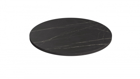 Mobilier - Blat pentru masa Ø 600 mm, Pietra Grigia negru F206 ST9