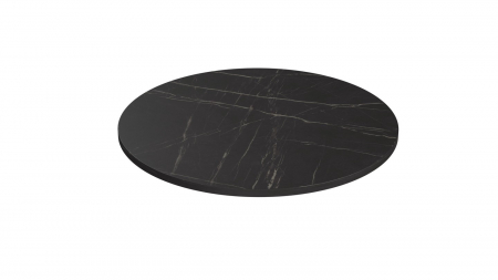 Mobilier - Blat pentru masa Ø 700 mm, Pietra Grigia negru F206 ST9