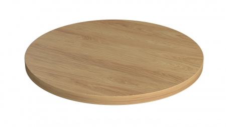 Blaturi de masa - Blat pentru masa Ø 800 mm, Hicori natur H3730 ST10