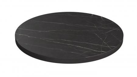 Mobilier - Blat pentru masa Ø 800 mm, Pietra Grigia negru F206 ST9
