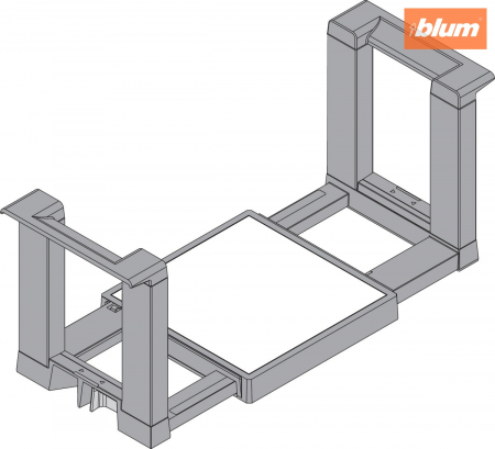 Blum Suport de farfurii, Înălţime=170 mm, Diametru farfurie=186-322mm, finisaj gri-orion mat ZC7T0350 [1]