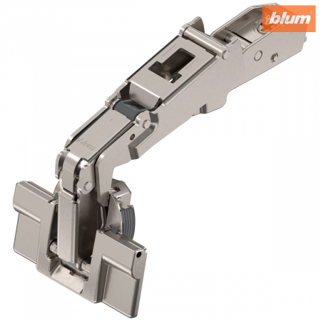 Balamale Clip - Blum - CLIP top Balama cu unghi de deschidere mare 170°，Uşă aplicată, Oală: fără scule cu INSERTA, finisaj nichelat 71T6540B