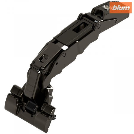 Balamale Clip - Blum - CLIP top Balama cu unghi larg pentru punct de intrare 0 155°，Uşă aplicată, fără arc, Oală: fără scule cu INSERTA, finisaj negru onix 70T7590