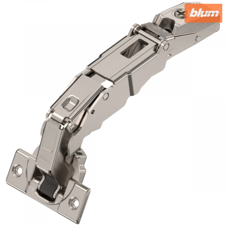 Balamale Clip - Blum - CLIP top Balama cu unghi larg pentru punct de intrare 0 155°，Uşă aplicată, fără arc, Oală: şuruburi, finisaj nichelat 70T7550