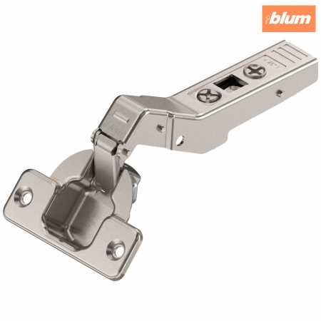 Balamale Clip - Blum - CLIP top Balama de unghi 45° I，semiaplicată, fără arc, Oală: şuruburi, finisaj nichelat 78A9658.T