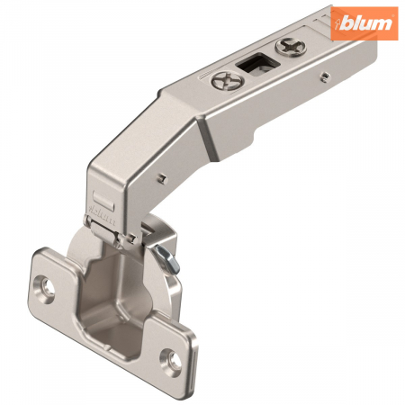 Balamale Clip - Blum - CLIP top Balama pentru uşă cu lezenă 83°, încadrată, fără arc, Oală: şuruburi, finisaj nichelat 78T9550.83MB