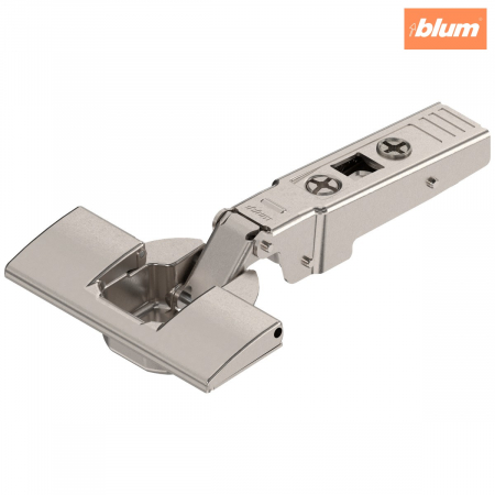 Balamale Clip - Blum - CLIP top Balama pentru uşă profilată 95°，Uşă aplicată, Oală: fără scule cu INSERTA, finisaj nichelat 71T9590B