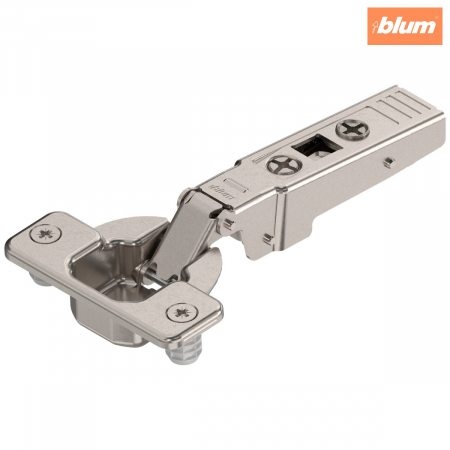 Balamale Clip - Blum - CLIP top Balama pentru uşă profilată 95°，Uşă aplicată, Oală: presare, finisaj nichelat 71T9580