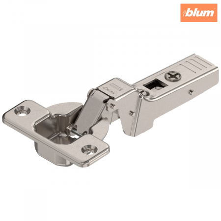 Balamale Clip - Blum - CLIP top Balama pentru uşă profilată 95°，Uşă semiaplicată, fără arc, Oală: şuruburi, finisaj nichelat 70T9650