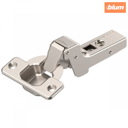 Balamale Clip - Blum - CLIP top Balama standard 107°，Uşă încadrată, fără arc, Oală: şuruburi, finisaj nichelat 74T1750