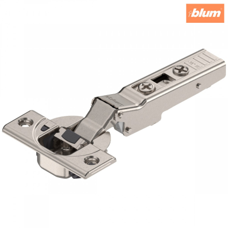 Balamale Clip - Blum - CLIP top BLUMOTION Balama de unghi -15° III，maxim aplicată, Oală: şuruburi, finisaj nichelat 79B3453
