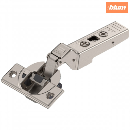 Balamale Clip - Blum - CLIP top BLUMOTION Balama de unghi 20° II，aplicată, Oală: şuruburi, finisaj nichelat 79B9555