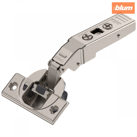 Balamale Clip - Blum - CLIP top BLUMOTION Balama de unghi 30° III，maxim aplicată, Oală: şuruburi, finisaj nichelat 79B9456