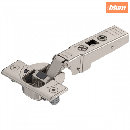 Balamale Clip - Blum - CLIP top BLUMOTION Balama pentru uşă profilată 95°，Uşă aplicată, Oală: presare, finisaj nichelat 71B9580