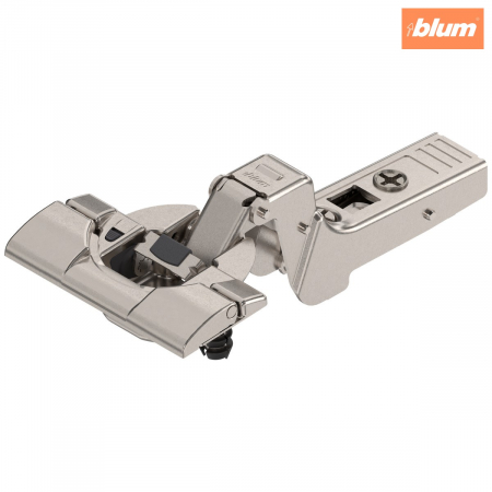 Balamale Clip - Blum - CLIP top BLUMOTION Balama pentru uşă profilată 95°，Uşă încadrată, Oală: fără scule cu INSERTA, finisaj nichelat 71B9790
