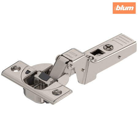 Balamale Clip - Blum - CLIP top BLUMOTION Balama pentru uşă profilată 95°，Uşă semiaplicată, Oală: şuruburi, finisaj nichelat 71B9650