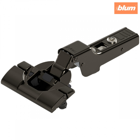 Balamale Clip - Blum - CLIP top BLUMOTION Balama standard 110°，Uşă semiaplicată, Oală: fără scule cu INSERTA, finisaj negru onix 71B3690