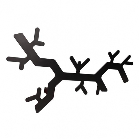 Cuiere - Cuier metalic negru structurat WS10-L2