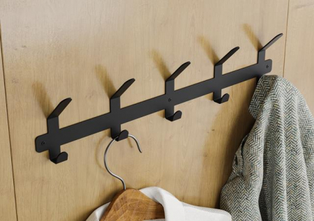 Cuier metalic negru structurat WS20-280-L2 [1]
