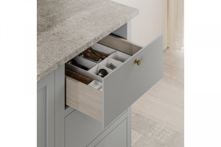 Glisiere sub sertar, extragere totala si amortizare, pentru sertar cu adancimea de 300 mm [3]