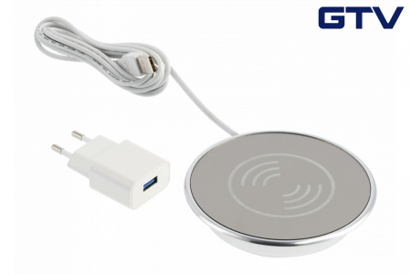 Prize - Incarcator wireless incorporabil cablu USB 2m