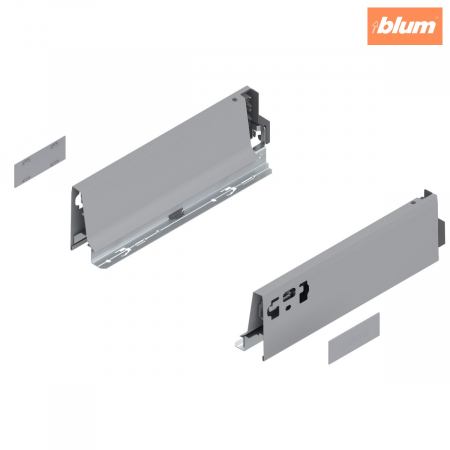 Tandembox Antaro - Blum - Laterală TANDEMBOX, Înălţime M (83.6 mm), NL=270 mm, dreapta+stânga, pentru TANDEMBOX antaro, finisaj R9006 gri aluminiu 378M2702SA