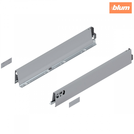 Tandembox Antaro - Blum - Laterală TANDEMBOX, Înălţime M (83.6 mm), NL=550 mm, dreapta+stânga, pentru TANDEMBOX antaro, finisaj R9006 gri aluminiu 378M5502SA