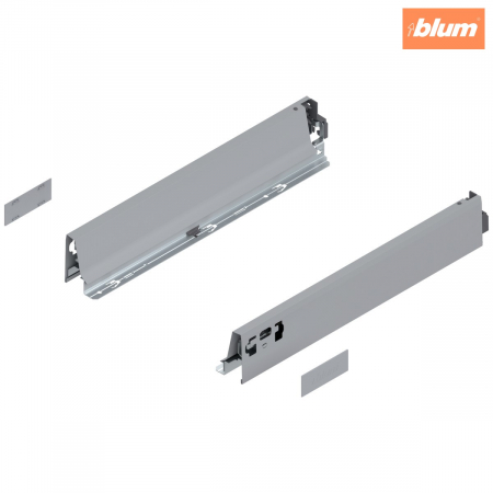 Tandembox Antaro - Blum - Laterală TANDEMBOX, Înălţime N (68.5 mm), NL=400 mm, dreapta+stânga, pentru TANDEMBOX antaro, finisaj R9006 gri aluminiu 378N4002SA
