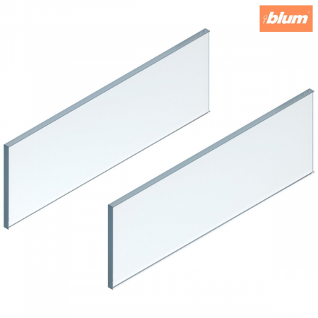 Sisteme pentru sertare - LEGRABOX Element de inserţie - lateral, Înălţime C (138 mm), NL=500 mm, Sticlă, 2 buc în set, pentru LEGRABOX free, finisaj clar ZE7S388G