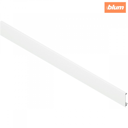 Legrabox - Blum - LEGRABOX Front din aluminiu, pentru Sertar interior şi extragere interioară cu traversă, KB=1200 mm, pentru debitat, finisaj alb-mătase mat ZV7.1043C01VORD-ST