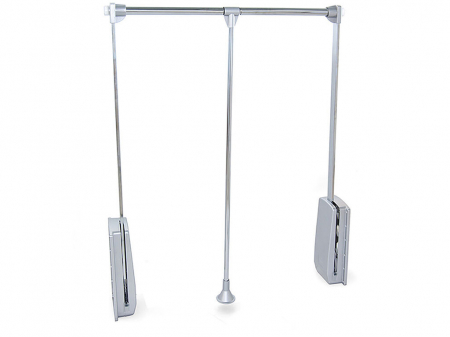 Accesorii dressing - Lift rabatabil pentru umerase latime 830-1150 mm, finisaj crom+gri