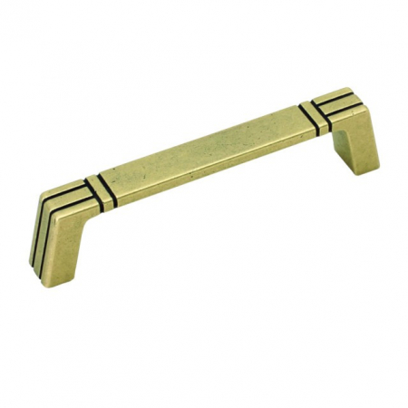 Accesorii mobilier - Maner metalic antichizat alama patinata UR09
