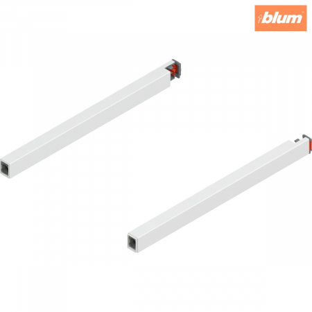 Sisteme pentru sertare - MERIVOBOX Lonjeron, NL=270 mm, dreapta+stânga, finisaj alb-mătase mat ZR4.270RS.ERE