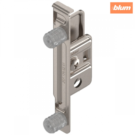 Metabox - Blum - METABOX Cuplaj de front, Înălţime M/K/H, Presare, dreapta, finisaj nichelat ZSF.1800