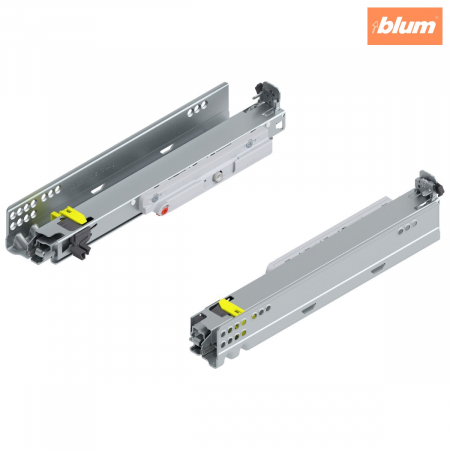 Glisiere - MOVENTO cu TIP-ON, Extragere totală, Glisare, 40 kg, NL=320 mm, pt cuplaj, stânga/dreapta, finisaj zincat 760H3200T