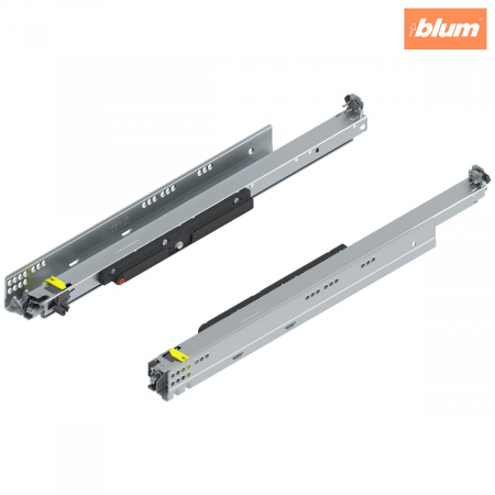 Glisiere - MOVENTO cu TIP-ON, Extragere totală, Glisare, 70 kg, NL=580 mm, pt cuplaj, stânga/dreapta, finisaj zincat 766H5800T