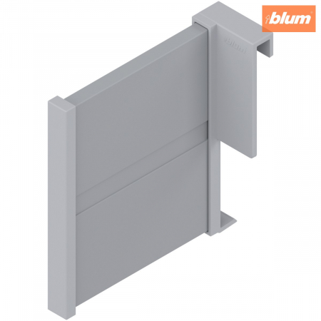 Orga-Line - Blum - ORGA-LINE Separator longitudinal,  TANDEMBOX Extragere cu front înalt, finisaj R9006 gri-al/gri-alb Z43L100S