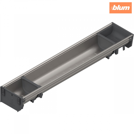 Orga-Line - Blum - ORGA-LINE Set de casete (cu ocupare parţială), pentru TANDEMBOX Sertar, NL=550 mm, KB=275 mm, Lăţime=103 mm, finisaj inox-periat/gri închis ZSI.550BI1NORGA-BE