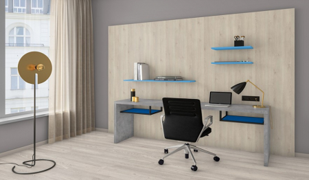 PAL melaminat Egger, Albastru Delft U525 ST9, 2800x2070x18 mm [1]