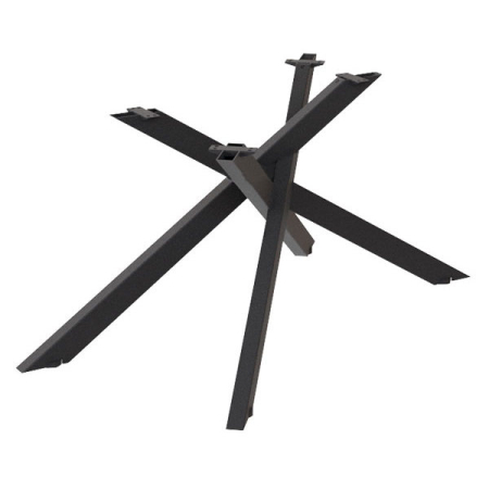 Baze pentru masa - Picior masa cafea central Spider club finisaj negru