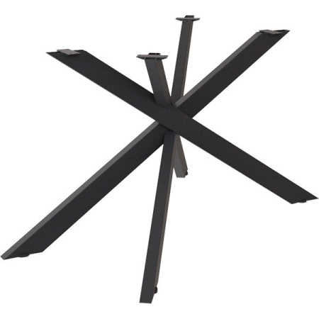 Structuri pentru mese si birouri - Picior masa central Spider finisaj negru