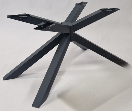 Structuri pentru mese si birouri - Picior masa central spider OXS finisaj negru